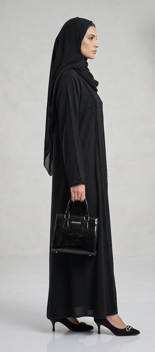AL Ifrah Beaded Detail Abaya