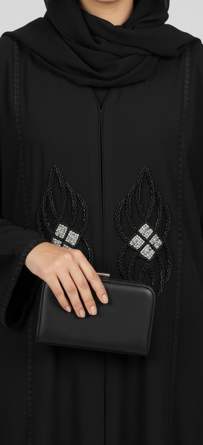 The Silver Grace Abaya