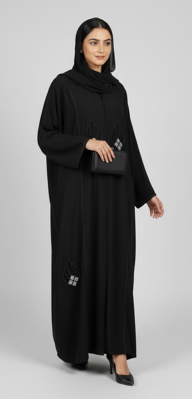 The Silver Grace Abaya