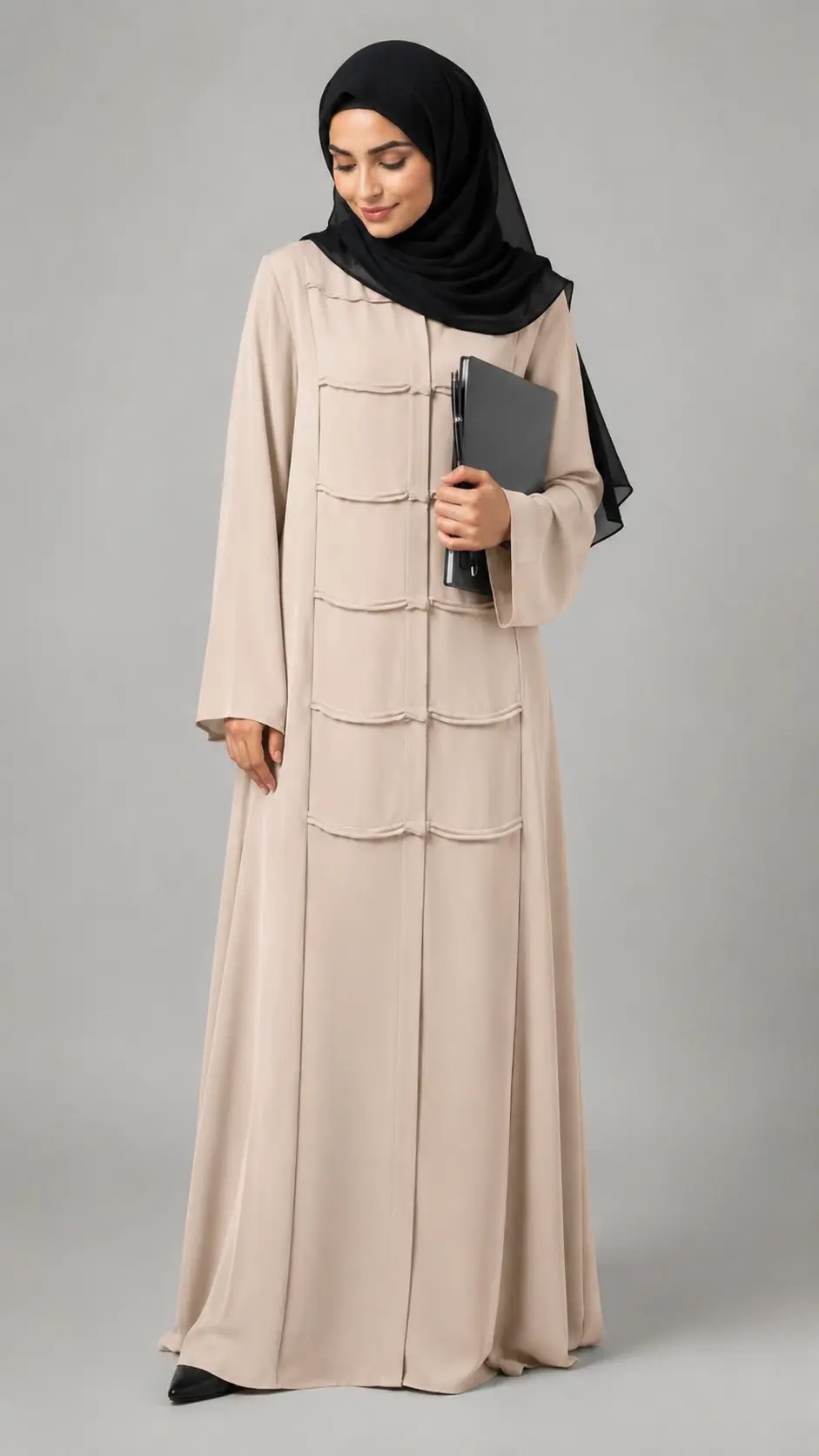 The Beige Noor Classic Abaya