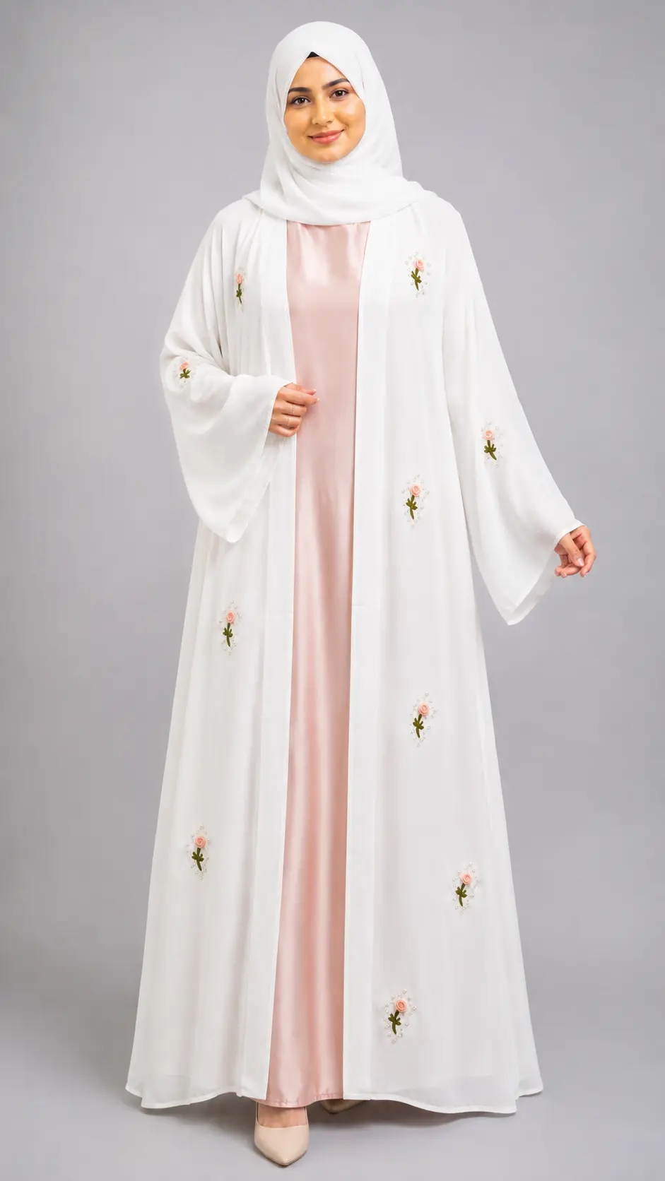 Gul-e-Rana Luxury Abaya set