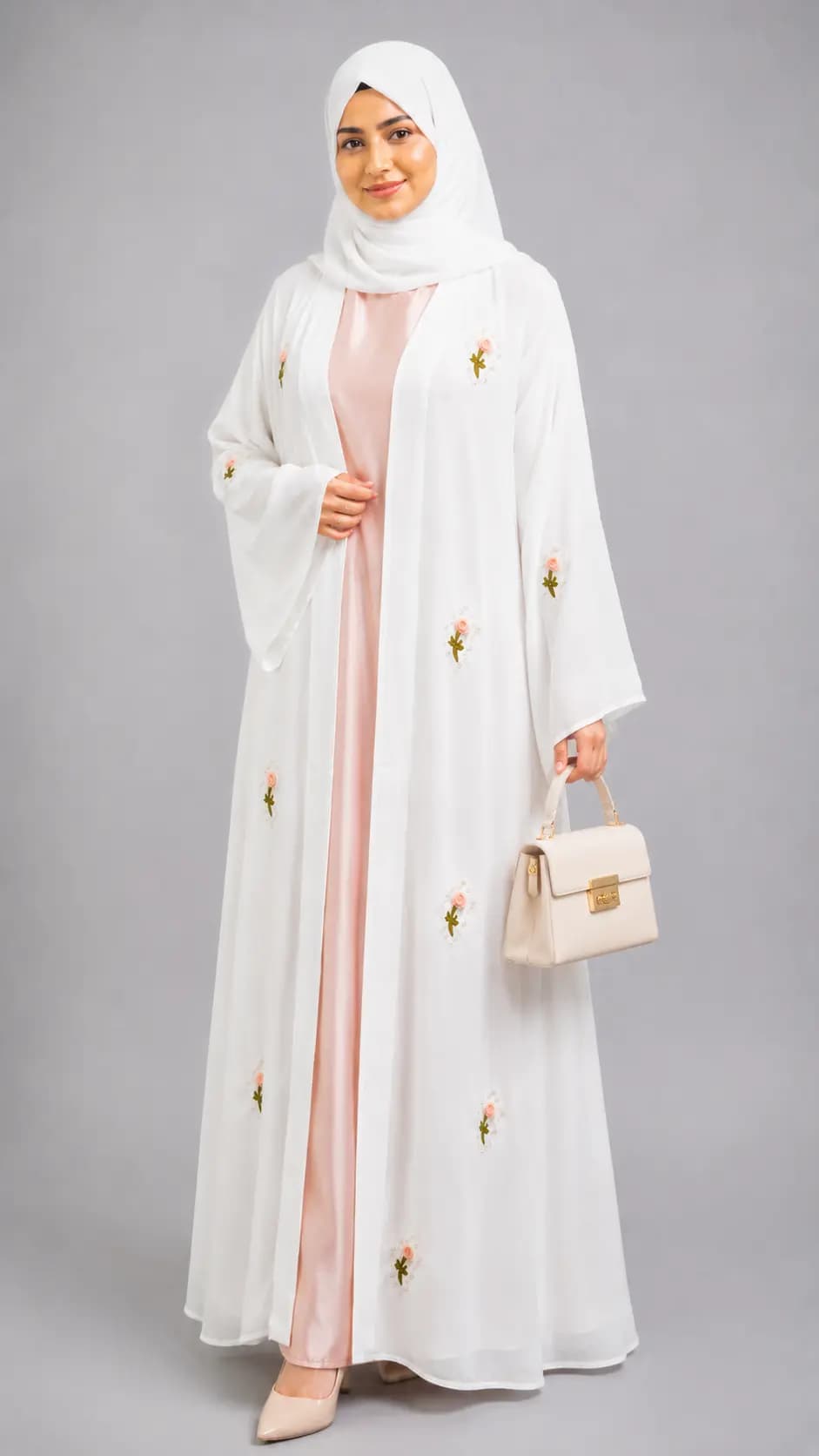 Gul-e-Rana Luxury Abaya set
