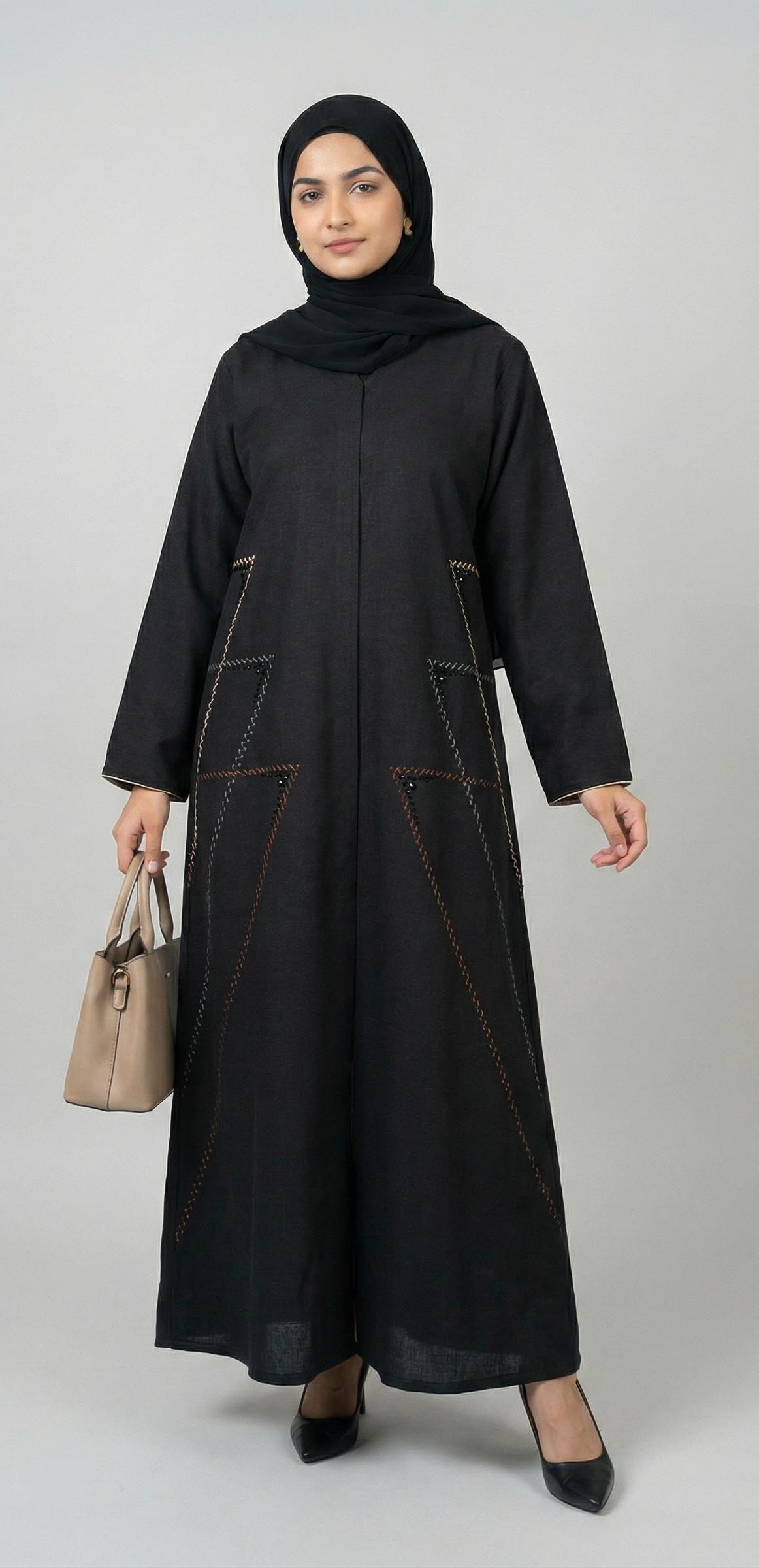 Zahra Stitch Abaya