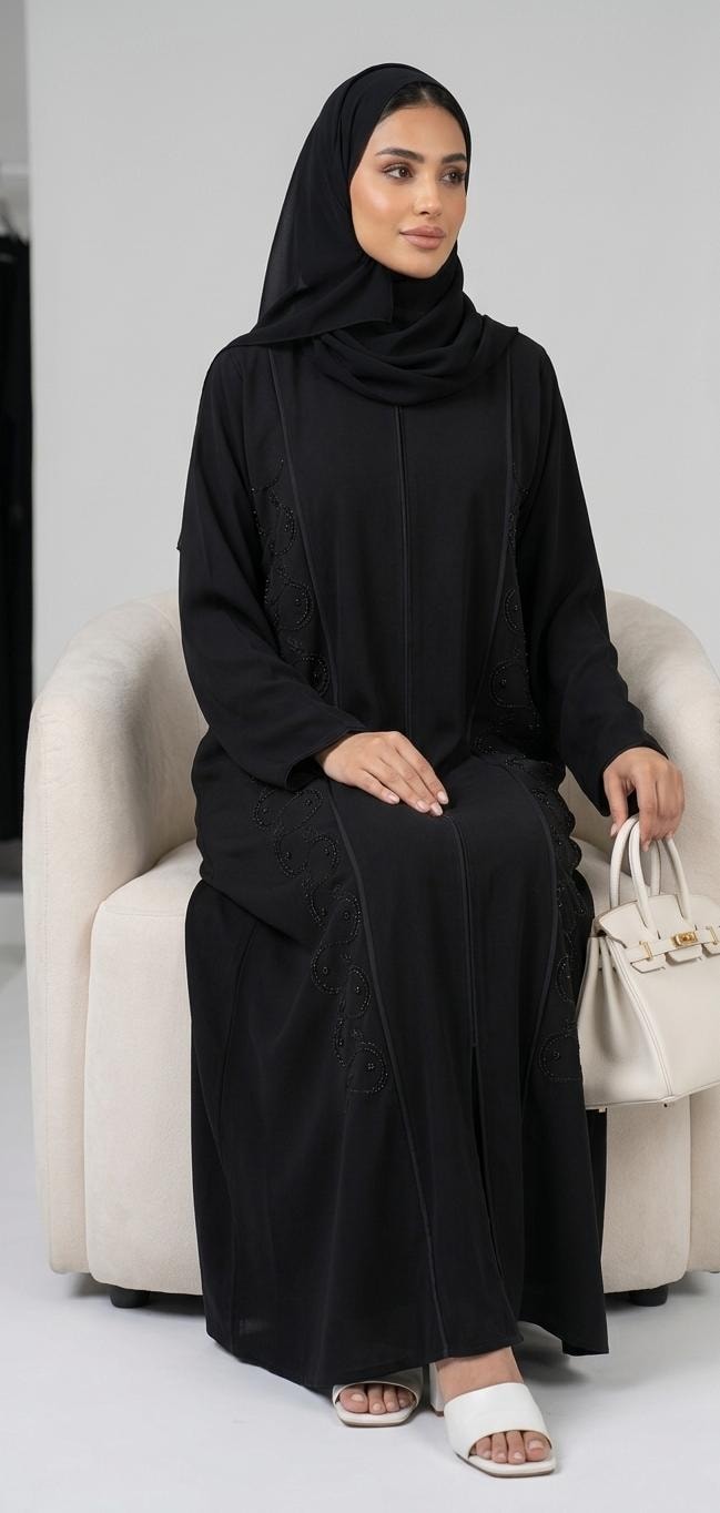 AL Maryam's Signature Beaded Abaya