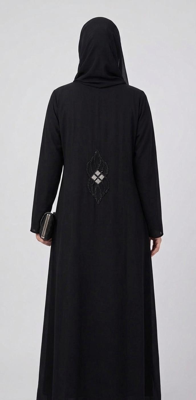 The Silver Grace Abaya