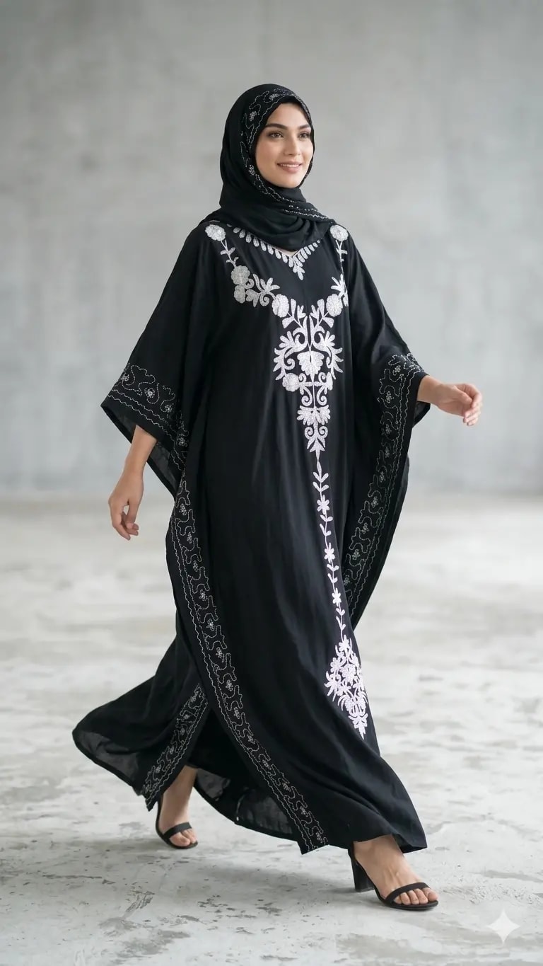 The Midnight Jasmine Kaftan