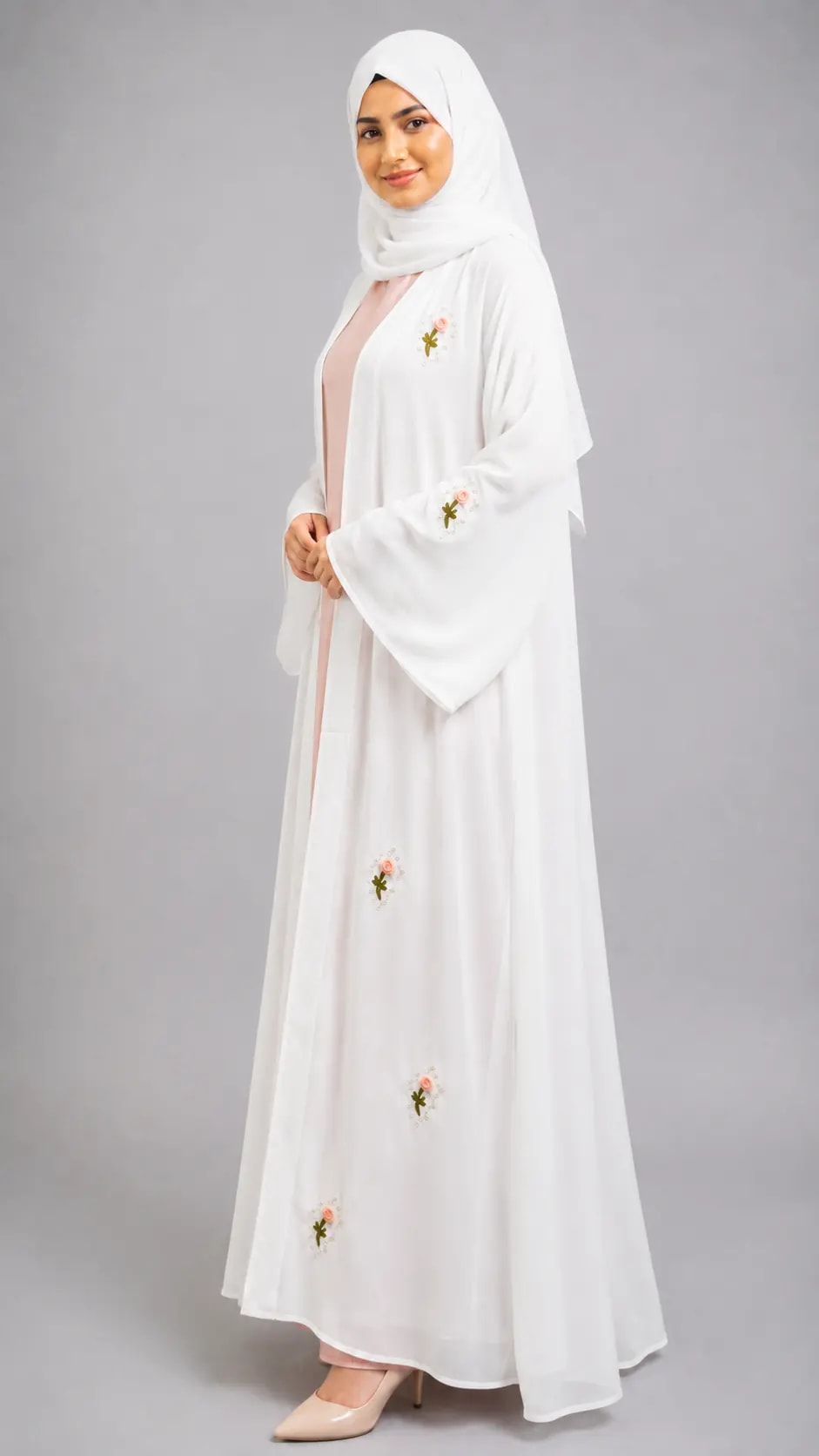 Gul-e-Rana Luxury Abaya set