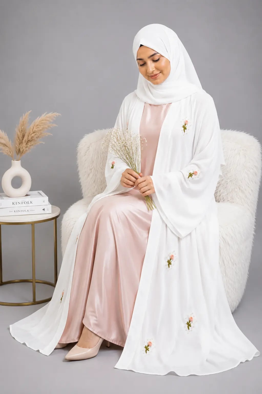 Gul-e-Rana Luxury Abaya set